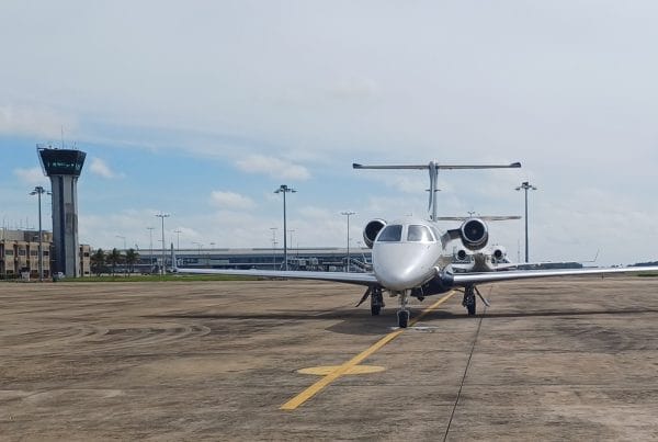 Private Jet parked at VCBI.