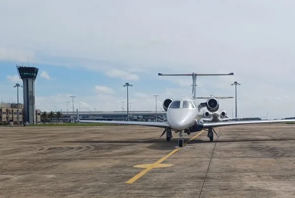 Private Jet parked at VCBI.